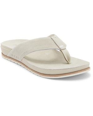 Reef Ojai Suede Flip Flop - White