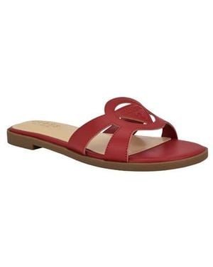 Guess Mazzie Slide Sandal - Red