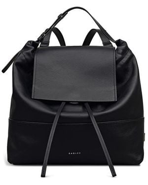 Radley The Medium Portobello Leather Backpack - Black