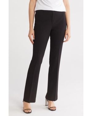 Amanda + Chelsea Ari Slim Straight Leg Pants - Black