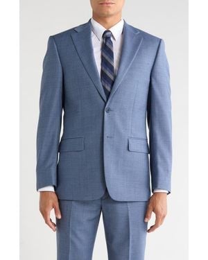 Calvin Klein Wool Blend Sport Coat - Blue