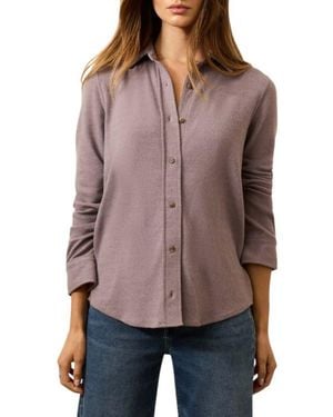 Faherty Legend Sweater Knit Plaid Button-Up Shirt - Multicolor