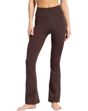 adidas Allme Essentials High Waist Flare Leggings - Brown
