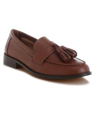 Rag & Co Yelena Tassel Loafer - Brown