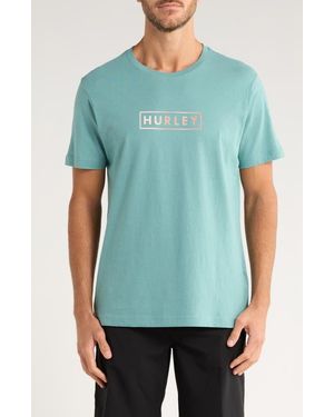 Hurley Boxed Logo Graphic T-Shirt - Green
