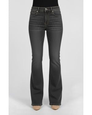 Bebe The Core Flare Leg Jeans - Gray