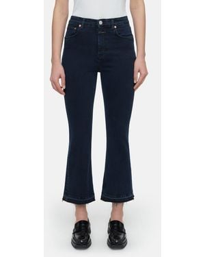 Closed Hi-Sun Crop Flare Leg Jeans - Blue