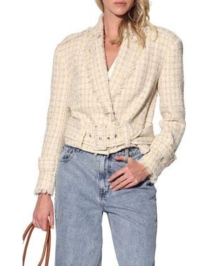 Walter Baker Vincenza Tweed Jacket - Blue