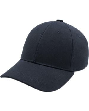 Bruno Magli Cotton Canvas Baseball Hat - Blue