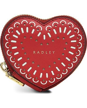 Radley Valentine Leather Coin Purse - Red