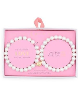 Leith You & Me Bracelets - Pink