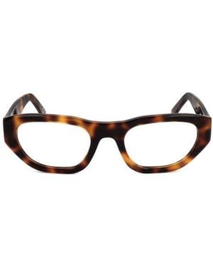 Marni 53Mm Rectangular Reading Glasses - Brown