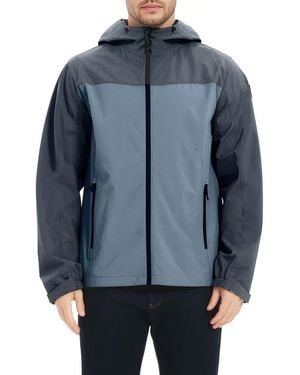Hawke & Co. Defender Water Resistant Hooded Jacket - Blue