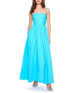 Susana Monaco Poplin Maxi Dress - Blue