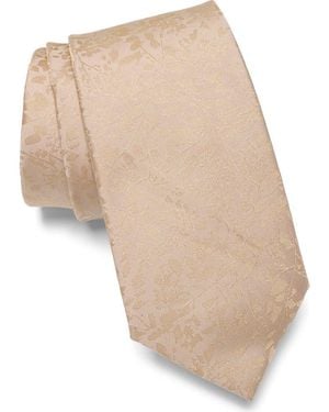 Calvin Klein Benedict Floral Tie - Natural