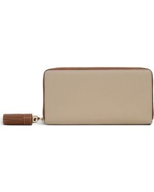 Radley Large Noble Alley Leather Wallet - Natural