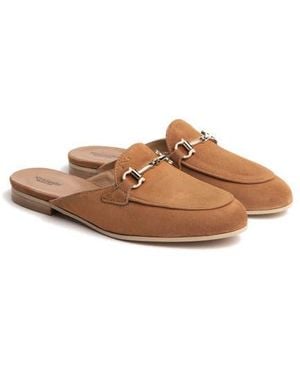 Nero Giardini Horsebit Mule - Brown