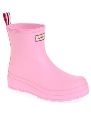 HUNTER Original Play Waterproof Short Rain Boot - Pink