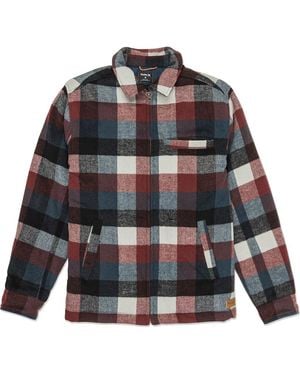 Hurley Union Check Zip Jacket - Gray