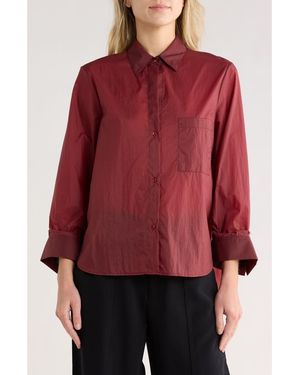 Twp Next Morning Button-Up Shirt - Red