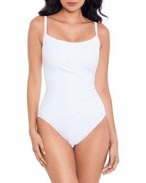 Miraclesuit Rock Solid Starr Underwire One-Piece Swimsuit - White