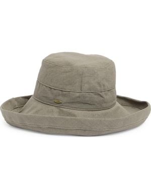 Scala Cloth Upf 50+ Hat - Brown