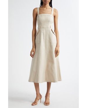 Cinq À Sept Malani A-Line Dress - Natural
