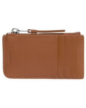 AllSaints Marlborough Leather Wallet - Brown