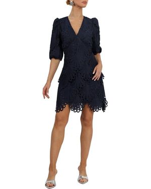 Adelyn Rae Harper Lace Minidress - Blue