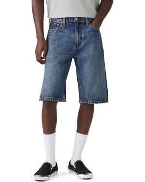 Levi's 469 Loose Denim Shorts - Blue