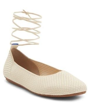Rothy's The Square Wrap Flat - White