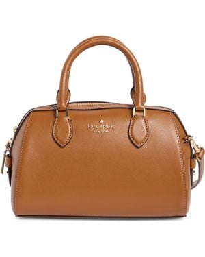 Kate Spade Madison Saffiano Leather Small Satchel - Brown
