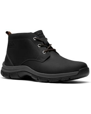 Clarks Walpath Waterproof Chukka Boot - Black
