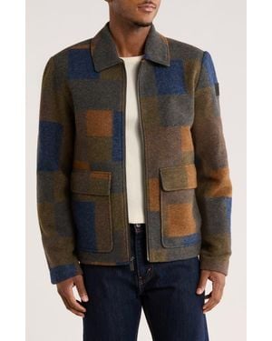 HUNTER Elia Plaid Jacket - Black