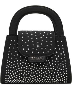 Ted Baker Alicent Crystal Top Handle Bag - Black
