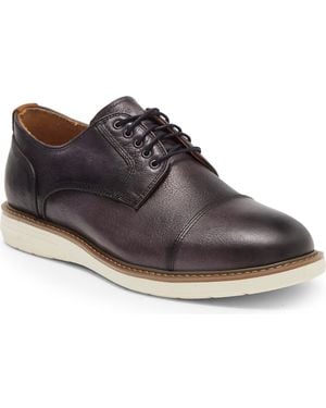 Warfield & Grand Orbit Cap Toe Derby - Black