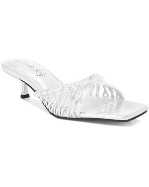 LONDON RAG Zeldara Slide Sandal - White