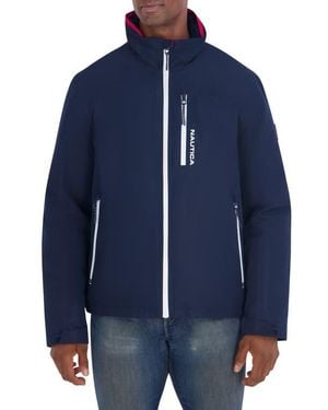 Nautica Poly Sailing Jacket - Blue