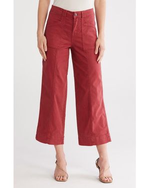 Joie Violette Crop Utility Pants - Red