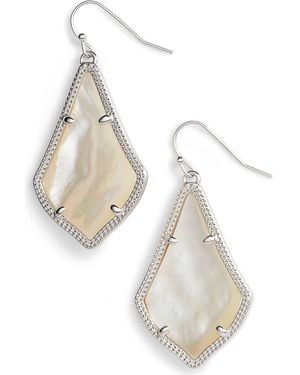 Kendra Scott Alex Drop Earrings - White