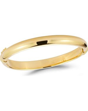 Glaze Jewelry 18K Plated Sterling Polished Bangle - Metallic