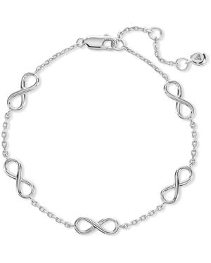 DEVATA Infinity Charm Bracelet - Metallic