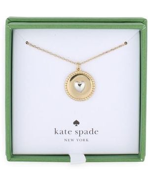 Kate Spade Heartful Mini Pendant - Green