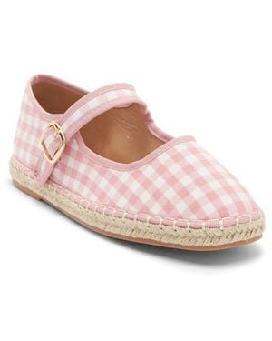 Top Moda Fallon Gingham Mary Jane Flat - Pink