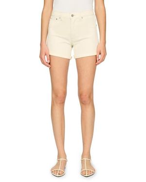 DL1961 Zoie Mid Rise Relaxed Denim Shorts - Natural
