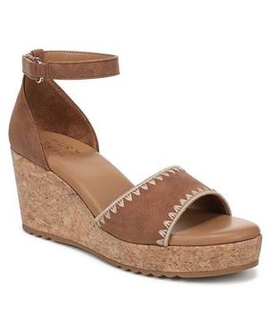 Naturalizer Olly Platform Wedge Sandal - Brown