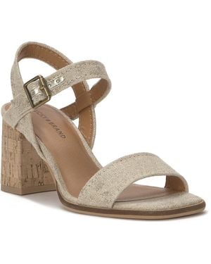 Lucky Brand Hallia Ankle Strap Sandal - Metallic