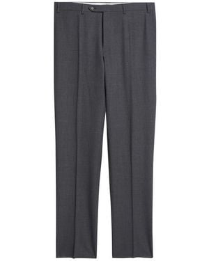 Canali Siena Regular Fit Impeccabile Wool Suit Pants - Gray