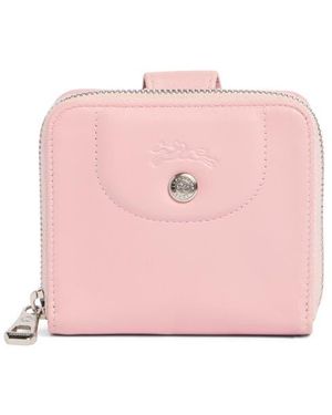Longchamp Le Pliage Cuir Small Wallet - Pink