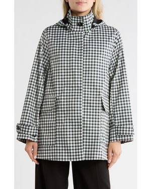 Bernardo Recycled Polyester Rain Coat - Black